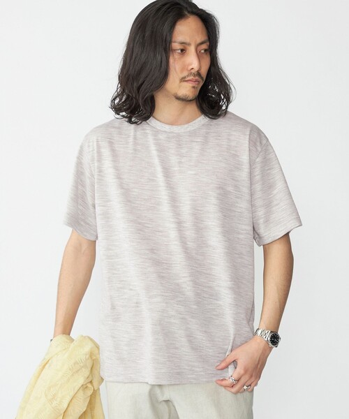 SHIPS(シップス)の「SHIPS: リネン ライク スラブ ショートスリーブ Tシャツ(Tシャツ/カットソー・メンズ・ロイヤルブルー/マスタード/ライトグレー/ホワイト・SMALL/X-LARGE/LARGE/MEDIUM)」の18枚目の写真