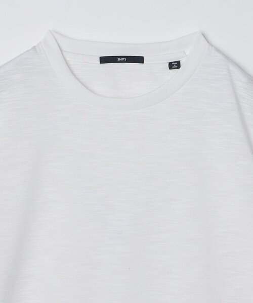 SHIPS(シップス)の「SHIPS: リネン ライク スラブ ショートスリーブ Tシャツ(Tシャツ/カットソー・メンズ・ロイヤルブルー/マスタード/ライトグレー/ホワイト・SMALL/X-LARGE/LARGE/MEDIUM)」の22枚目の写真