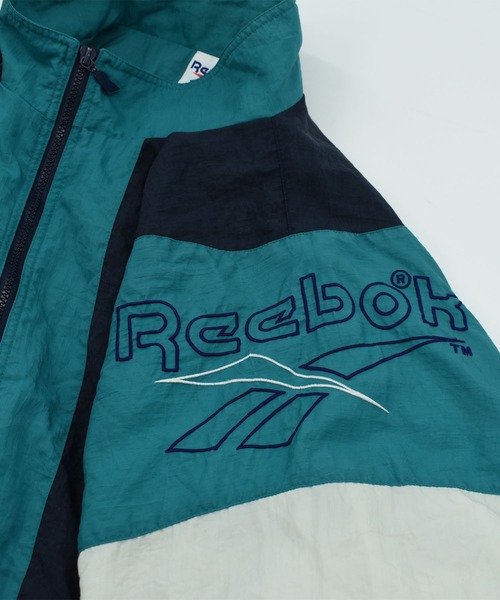 Reebok(リーボック)の「【ヴィンテージ古着】90’s Reebok ナイロン トラックジャケット(ナイロンジャケット・メンズ・グリーン・X-LARGE)」の5枚目の写真