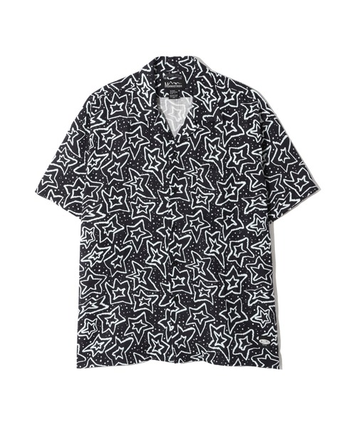 MANASTASH(マナスタッシュ)の「MANASTASH/マナスタッシュ GAUZE MANALOHA SHIRT/ガーゼ マナロハシャツ(シャツ/ブラウス・メンズ・ブラック/レッド・XL/L/M/S)」の9枚目の写真