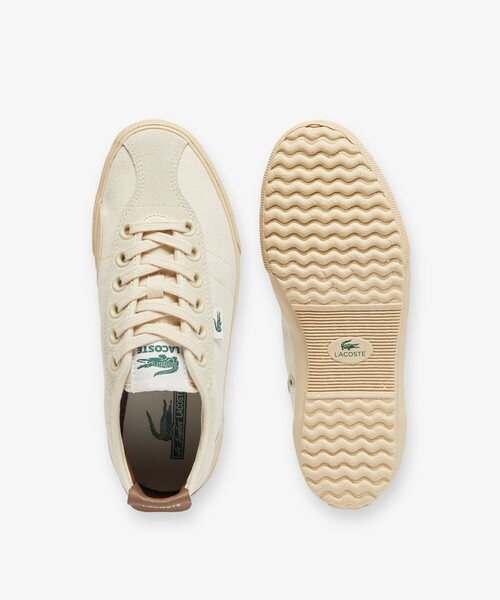 LACOSTE(ラコステ)の「レディース BACKSLAM 125 5 CFA(スニーカー・レディース・オフホワイト・22.5cm/23.5cm/23.0cm/24.5cm/24.0cm)」の4枚目の写真