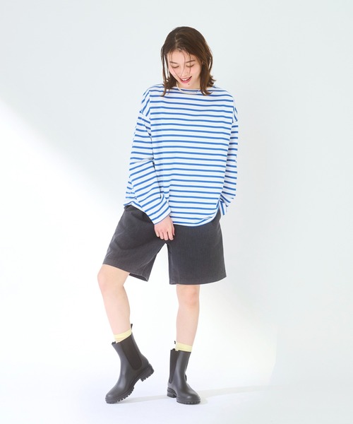 TEMPERATE(テンパレイト)の「TEMPERATE / テンパレイト JOEL(レインシューズ・レディース・ダークブラウン/オフホワイト/ブラック・36/38/40)」の12枚目の写真