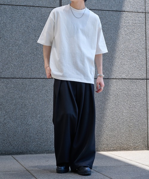 epnok(エプノック)の「ベーシックルーズ半袖Tee(Tシャツ/カットソー・メンズ・オフホワイト/グレー/ブラック・SMALL/MEDIUM/LARGE)」の18枚目の写真