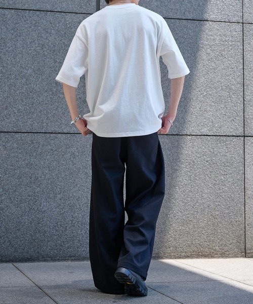 epnok(エプノック)の「ベーシックルーズ半袖Tee(Tシャツ/カットソー・メンズ・オフホワイト/グレー/ブラック・SMALL/MEDIUM/LARGE)」の21枚目の写真