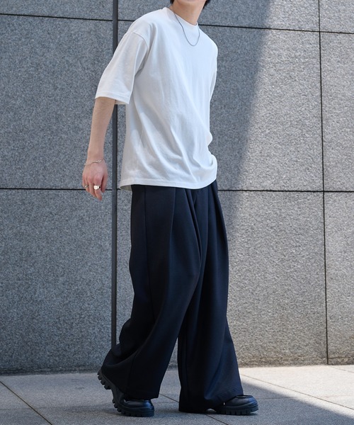 epnok(エプノック)の「ベーシックルーズ半袖Tee(Tシャツ/カットソー・メンズ・オフホワイト/グレー/ブラック・SMALL/MEDIUM/LARGE)」の22枚目の写真