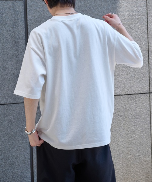 epnok(エプノック)の「ベーシックルーズ半袖Tee(Tシャツ/カットソー・メンズ・オフホワイト/グレー/ブラック・SMALL/MEDIUM/LARGE)」の16枚目の写真