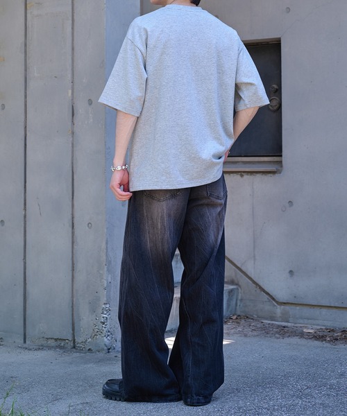 epnok(エプノック)の「ベーシックルーズ半袖Tee(Tシャツ/カットソー・メンズ・オフホワイト/グレー/ブラック・SMALL/MEDIUM/LARGE)」の13枚目の写真