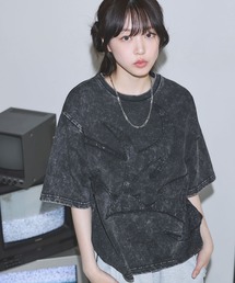 ヴィンテージライクアップリケロゴパッチTシャツ【UNISEX】