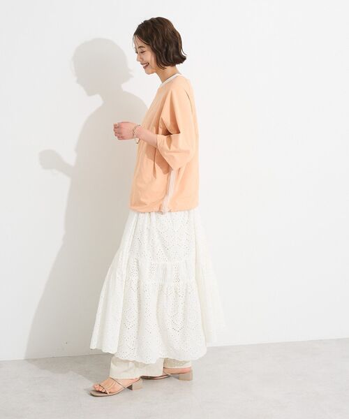 CRAFT STANDARD BOUTIQUE（クラフトスタンダードブティック）の「接触冷感/UVカット/速乾性 H/S ゲームTEE【ユニセックス】（Tシャツ/カットソー・レディース・アイボリー/ブラック/ブルーグレー/オフホワイト/オレンジ・S/M/L）」の18枚目の写真