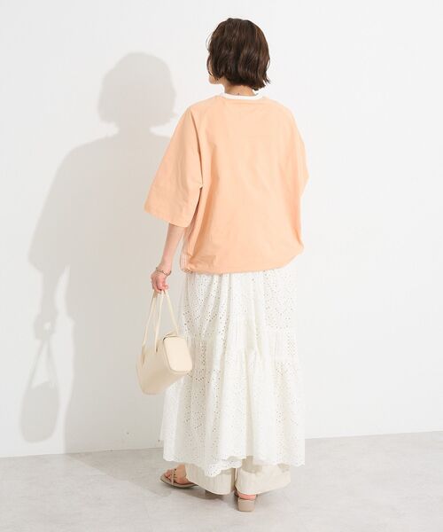 CRAFT STANDARD BOUTIQUE（クラフトスタンダードブティック）の「接触冷感/UVカット/速乾性 H/S ゲームTEE【ユニセックス】（Tシャツ/カットソー・レディース・アイボリー/ブラック/ブルーグレー/オフホワイト/オレンジ・S/M/L）」の19枚目の写真