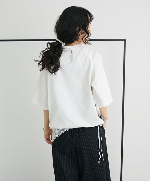 CRAFT STANDARD BOUTIQUE（クラフトスタンダードブティック）の「接触冷感/UVカット/速乾性 H/S ゲームTEE【ユニセックス】（Tシャツ/カットソー・レディース・アイボリー/ブラック/ブルーグレー/オフホワイト/オレンジ・S/M/L）」の22枚目の写真