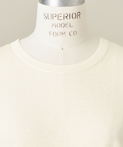 conte（コンテ）の「＜conte＞クルーネック ニットTシャツ（ベスト
