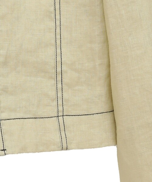 CLANE/クラネ】LINEN SHIRT JACKET/リネンショートジャケット