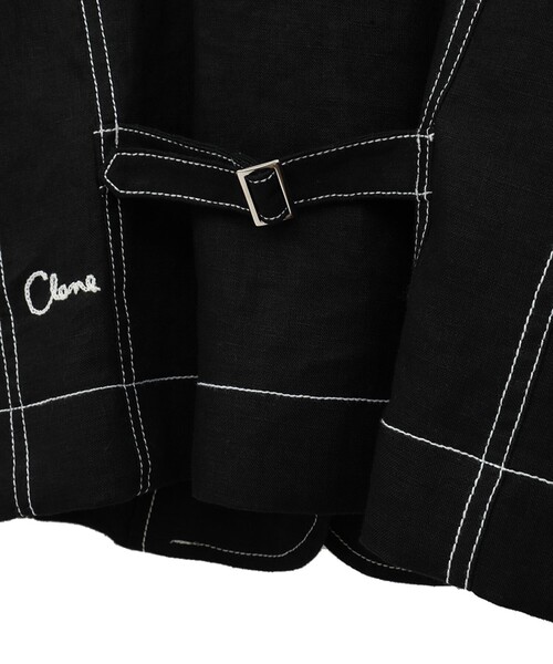CLANE/クラネ】LINEN SHIRT JACKET/リネンショートジャケット