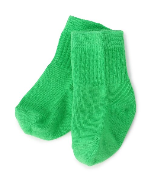 BREEZE（ブリーズ）の「カラフルベビーソックス（ベビーシューズ/ベビーソックス・キッズ・ライム/ピンク/イエロー/オレンジ/ブルー・9/12）」の2枚目の写真
