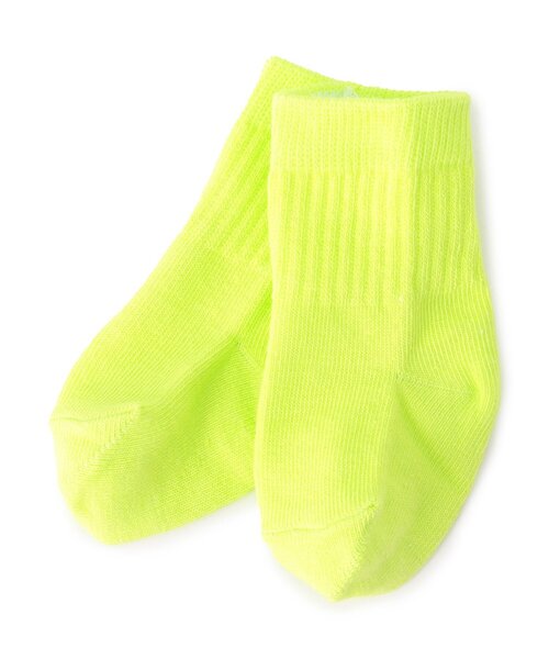BREEZE（ブリーズ）の「カラフルベビーソックス（ベビーシューズ/ベビーソックス・キッズ・ライム/ピンク/イエロー/オレンジ/ブルー・9/12）」の3枚目の写真