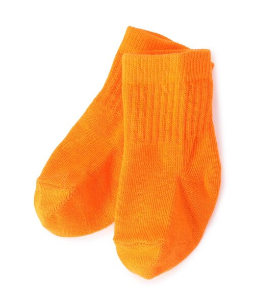 BREEZE（ブリーズ）の「カラフルベビーソックス（ベビーシューズ/ベビーソックス・キッズ・ライム/ピンク/イエロー/オレンジ/ブルー・9/12）」の5枚目の写真