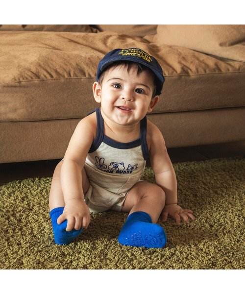 BREEZE（ブリーズ）の「カラフルベビーソックス（ベビーシューズ/ベビーソックス・キッズ・ライム/ピンク/イエロー/オレンジ/ブルー・9/12）」の6枚目の写真