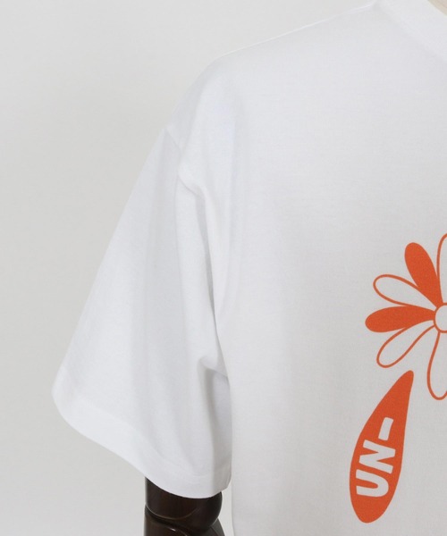 UN-FILLED（アンフィルド）の「mt9705- GERBERA GRID GIRL HEAVY WEIGHT T-SHIRT Tシャツ（Tシャツ/カットソー・メンズ・ホワイト/サンドベージュ・M/L/XL）」の18枚目の写真