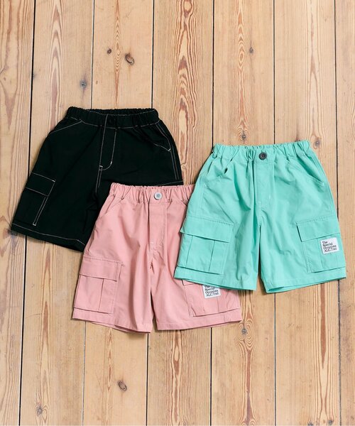 apres les cours(アプレレクール)の「【撥水加工】水陸両用カーゴハーフパンツ(その他パンツ・キッズ・ピンク/ミント/ブラック・90/100/110/80/120/130)」の4枚目の写真