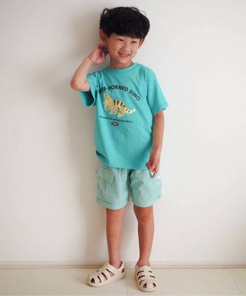 apres les cours(アプレレクール)の「【撥水加工】水陸両用カーゴハーフパンツ(その他パンツ・キッズ・ピンク/ミント/ブラック・90/100/110/80/120/130)」の7枚目の写真