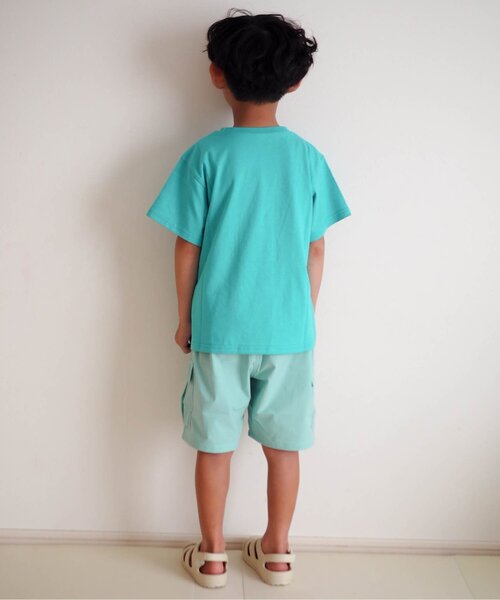 apres les cours(アプレレクール)の「【撥水加工】水陸両用カーゴハーフパンツ(その他パンツ・キッズ・ピンク/ミント/ブラック・90/100/110/80/120/130)」の8枚目の写真