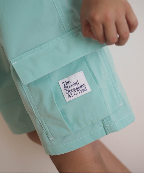 apres les cours(アプレレクール)の「【撥水加工】水陸両用カーゴハーフパンツ(その他パンツ・キッズ・ピンク/ミント/ブラック・90/100/110/80/120/130)」の9枚目の写真