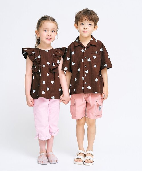 apres les cours(アプレレクール)の「【撥水加工】水陸両用カーゴハーフパンツ(その他パンツ・キッズ・ピンク/ミント/ブラック・90/100/110/80/120/130)」の15枚目の写真