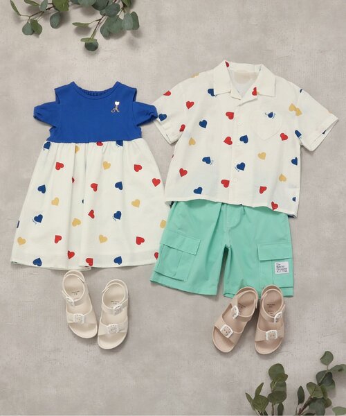 apres les cours(アプレレクール)の「【撥水加工】水陸両用カーゴハーフパンツ(その他パンツ・キッズ・ピンク/ミント/ブラック・90/100/110/80/120/130)」の17枚目の写真