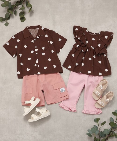 apres les cours(アプレレクール)の「【撥水加工】水陸両用カーゴハーフパンツ(その他パンツ・キッズ・ピンク/ミント/ブラック・90/100/110/80/120/130)」の18枚目の写真