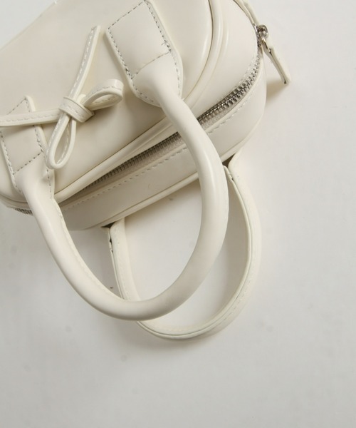 &. NOSTALGIA(アンドドットノスタルジア)の「【ZOZO限定】リボンハンドバッグ(ハンドバッグ・レディース・ホワイト/ブラック・FREE)」の16枚目の写真