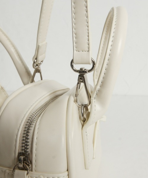 &. NOSTALGIA(アンドドットノスタルジア)の「【ZOZO限定】リボンハンドバッグ(ハンドバッグ・レディース・ホワイト/ブラック・FREE)」の22枚目の写真