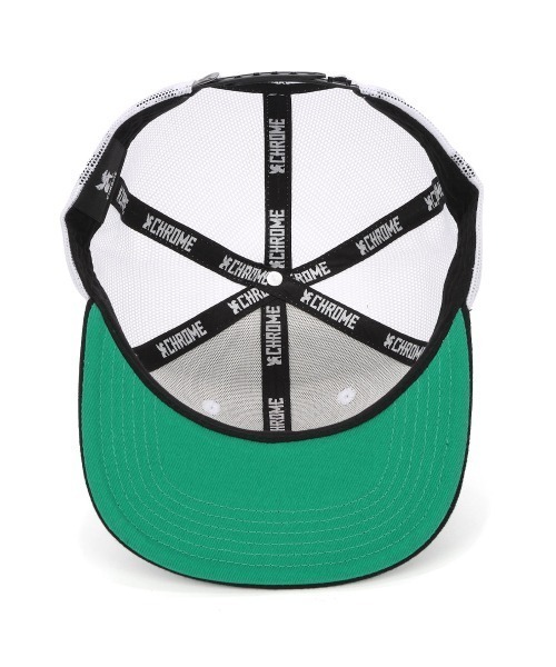 CHROME(クローム)の「CHROME/クローム キャップ MFLT 6 PANEL MESH CAP JP204WHWHBK(キャップ・メンズ・ホワイト×ブラック・FREE)」の5枚目の写真
