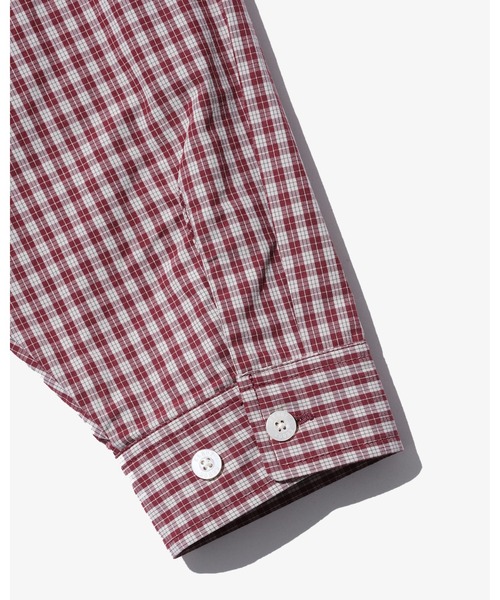 KEBOZ（ケボズ）の「CHECK SHIRT JACKET（ブルゾン・メンズ・ネイビー/バーガンディー・M/L/XL）」の16枚目の写真