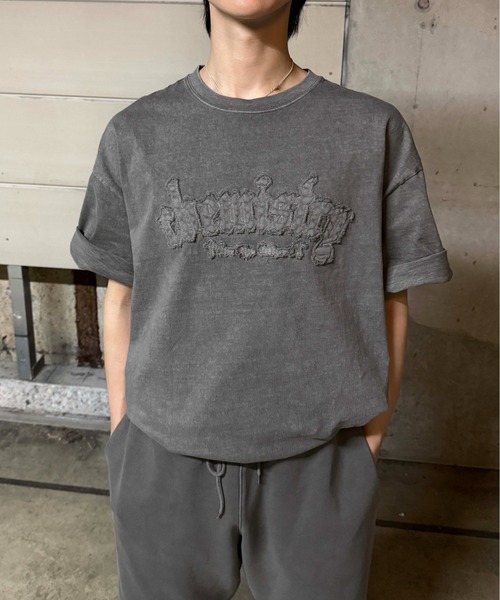 sedacle(セダクル)の「ピグメント加工Tシャツ 【SETUP着用可能】(Tシャツ/カットソー・レディース・チャコールグレー/杢グレー/ベージュ/ネイビー/ピンク/ボルドー・SMALL/MEDIUM/LARGE)」の1枚目の写真