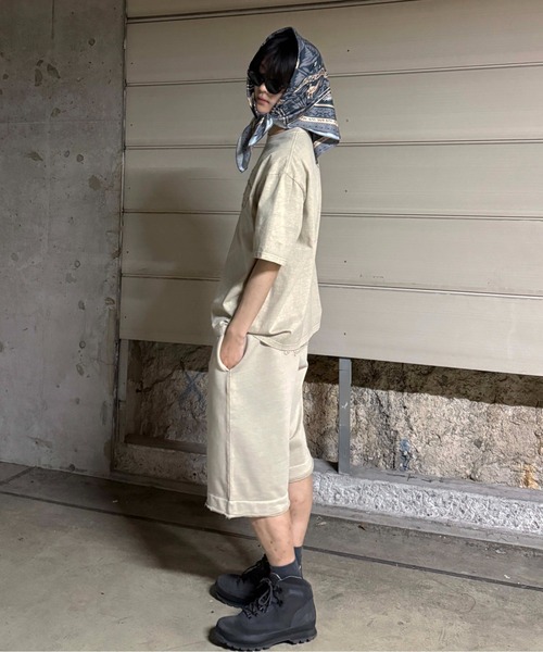 sedacle(セダクル)の「ピグメント加工Tシャツ 【SETUP着用可能】(Tシャツ/カットソー・レディース・チャコールグレー/杢グレー/ベージュ/ネイビー/ピンク/ボルドー・SMALL/MEDIUM/LARGE)」の14枚目の写真