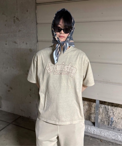 sedacle(セダクル)の「ピグメント加工Tシャツ 【SETUP着用可能】(Tシャツ/カットソー・レディース・チャコールグレー/杢グレー/ベージュ/ネイビー/ピンク/ボルドー・SMALL/MEDIUM/LARGE)」の9枚目の写真