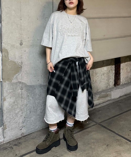sedacle(セダクル)の「ピグメント加工Tシャツ 【SETUP着用可能】(Tシャツ/カットソー・レディース・チャコールグレー/杢グレー/ベージュ/ネイビー/ピンク/ボルドー・SMALL/MEDIUM/LARGE)」の7枚目の写真