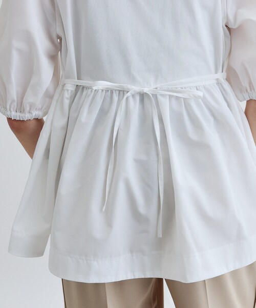 GALLEST（ギャレスト）の「ハートネックペプラムカットソー（Tシャツ/カットソー・レディース・ホワイト/ブラック/ライトブルー・38）」の19枚目の写真