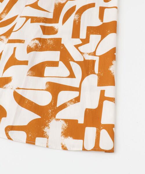 URBAN RESEARCH ROSSO WOMEN（アーバンリサーチ　ロッソ）の「サマープリントワンピース（ワンピース・レディース・オレンジ/ブラウン・FREE）」の8枚目の写真