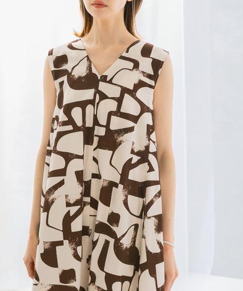 URBAN RESEARCH ROSSO WOMEN（アーバンリサーチ　ロッソ）の「サマープリントワンピース（ワンピース・レディース・オレンジ/ブラウン・FREE）」の15枚目の写真