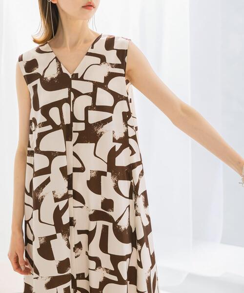 URBAN RESEARCH ROSSO WOMEN（アーバンリサーチ　ロッソ）の「サマープリントワンピース（ワンピース・レディース・オレンジ/ブラウン・FREE）」の16枚目の写真