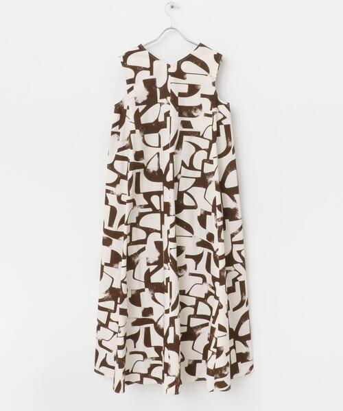 URBAN RESEARCH ROSSO WOMEN（アーバンリサーチ　ロッソ）の「サマープリントワンピース（ワンピース・レディース・オレンジ/ブラウン・FREE）」の22枚目の写真