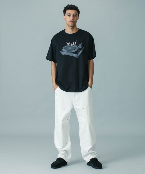 SILAS(サイラス)の「TURNTABLE S/S TEE(Tシャツ/カットソー・メンズ・ホワイト/ブラック/オフホワイト・M/L/XL)」の8枚目の写真