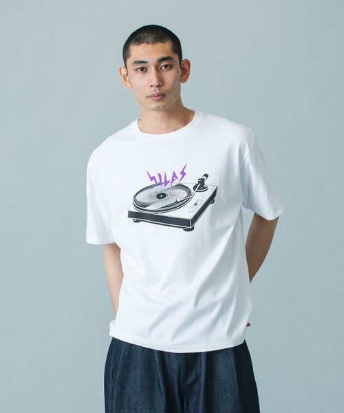 SILAS(サイラス)の「TURNTABLE S/S TEE(Tシャツ/カットソー・メンズ・ホワイト/ブラック/オフホワイト・M/L/XL)」の10枚目の写真