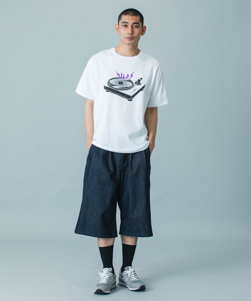SILAS(サイラス)の「TURNTABLE S/S TEE(Tシャツ/カットソー・メンズ・ホワイト/ブラック/オフホワイト・M/L/XL)」の12枚目の写真