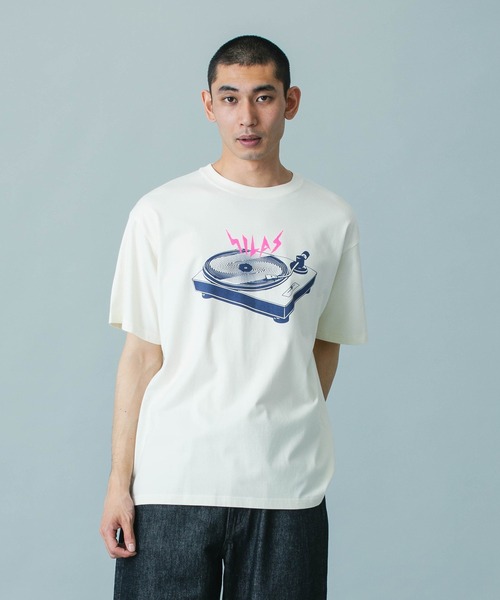 SALSATION Tシャツ　Ｓサイズ GRAPHIC SHORT SLEEVE RELAXED T-SHIRT BLK ABSTRACT S(S