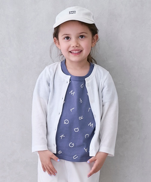 petit main(プティマイン)の「【GOODPRICE冷感】総柄半袖Tシャツ(Tシャツ/カットソー・キッズ・オフホワイト/チャコール/オレンジ/ベージュ・90cm/120cm/80cm/130cm/100cm/110cm)」の7枚目の写真