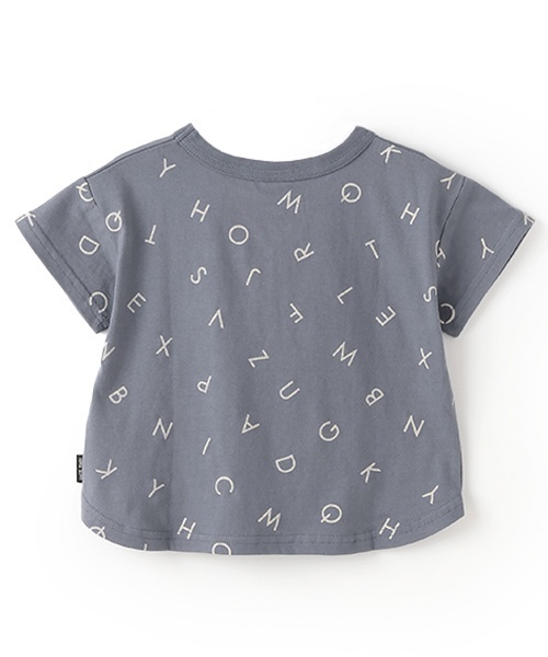 petit main(プティマイン)の「【GOODPRICE冷感】総柄半袖Tシャツ(Tシャツ/カットソー・キッズ・オフホワイト/チャコール/オレンジ/ベージュ・90cm/120cm/80cm/130cm/100cm/110cm)」の8枚目の写真