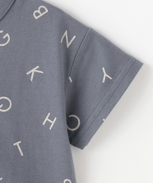 petit main(プティマイン)の「【GOODPRICE冷感】総柄半袖Tシャツ(Tシャツ/カットソー・キッズ・オフホワイト/チャコール/オレンジ/ベージュ・90cm/120cm/80cm/130cm/100cm/110cm)」の10枚目の写真